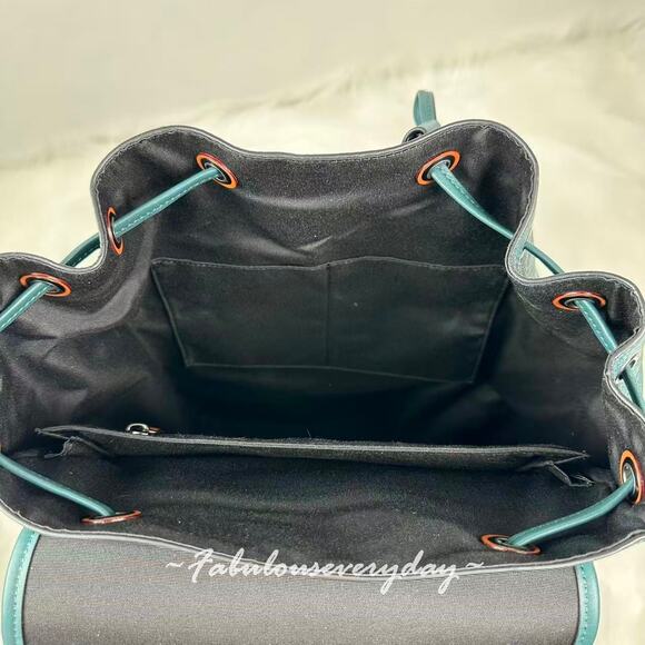 Coach Men's Sprint Backpack In Leather/Dark Teal CBI11 NWT - Picture 7 of 10